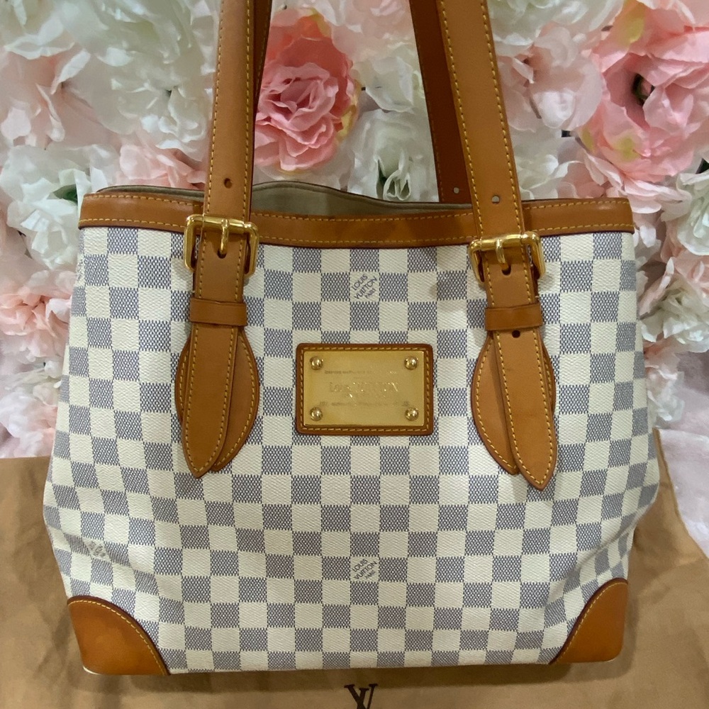 Louis Vuitton Damier Azur Hampstead MM